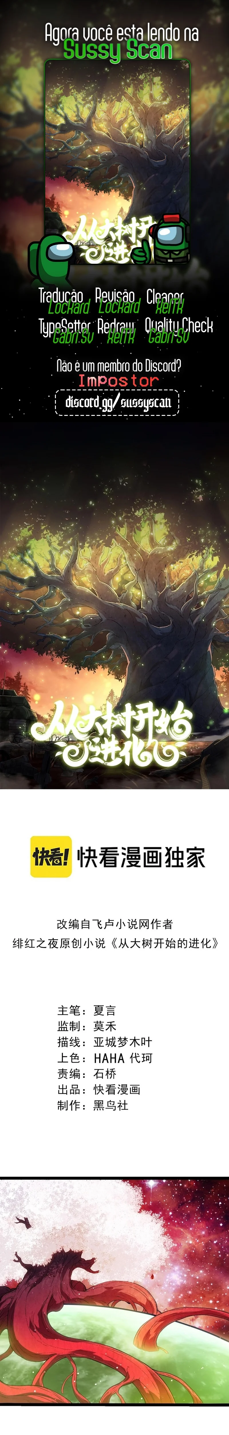 Read Começando a Evolução como uma Grande Árvore (PT-BR) PT Manga Online