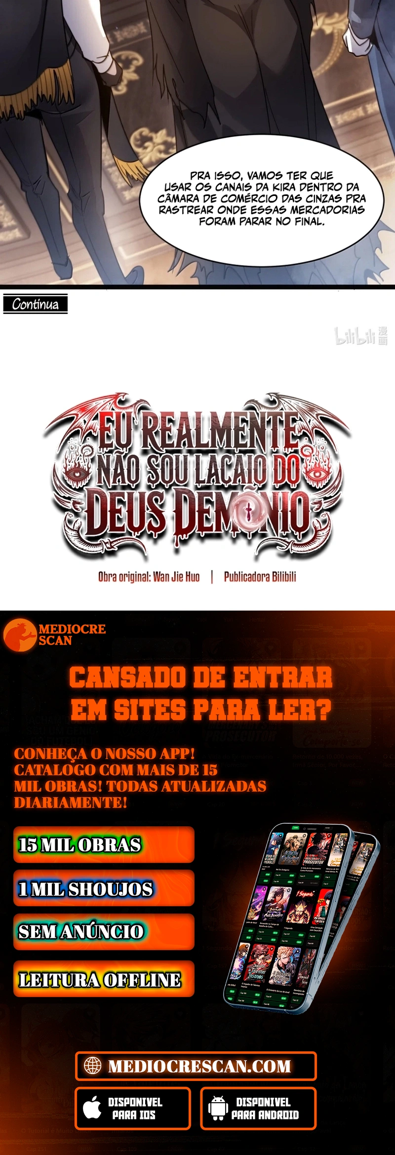 Read Eu Realmente Não Sou o Lacaio do Deus Demônio (PT-BR) PT Manga Online