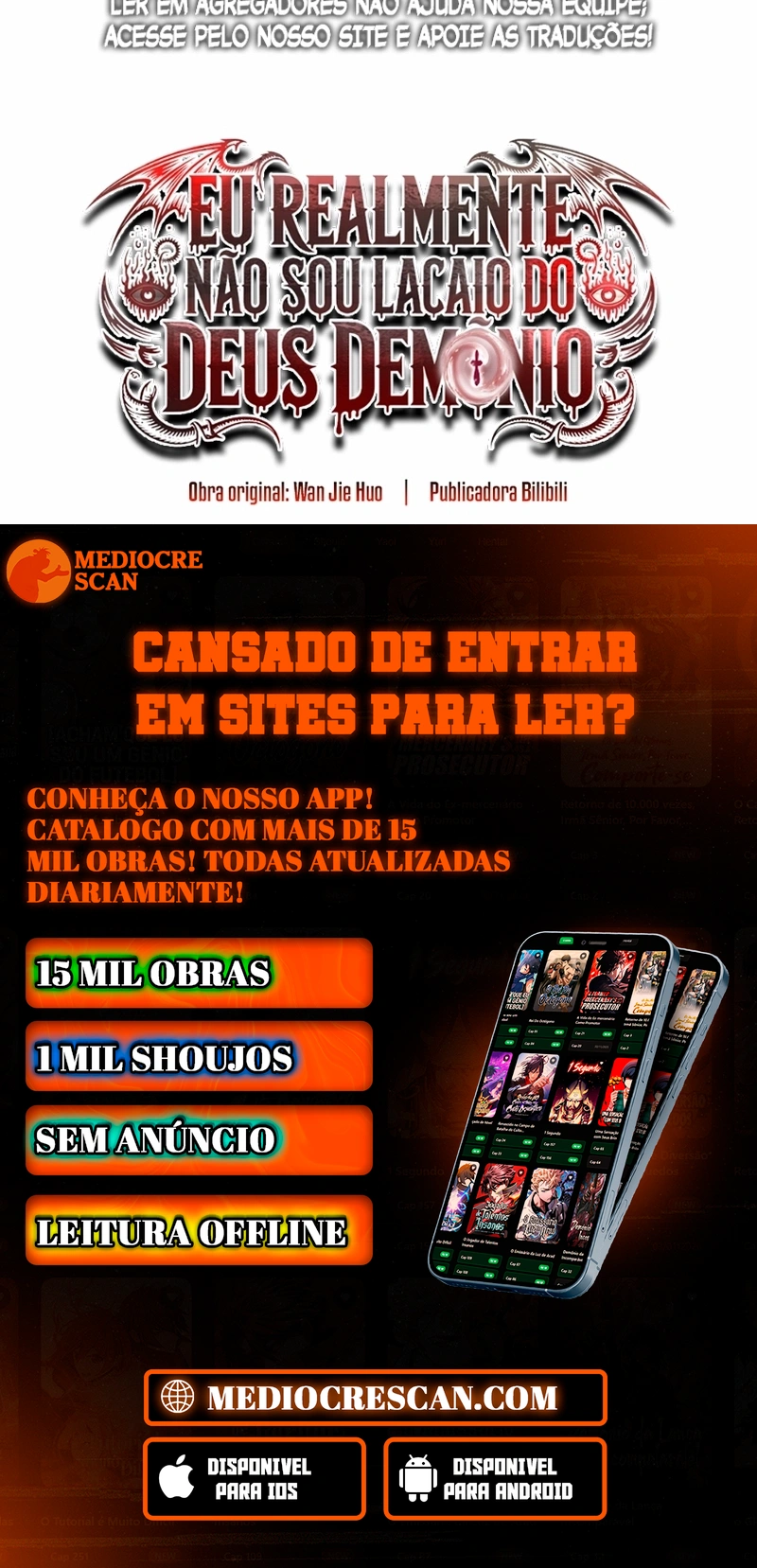 Read Eu Realmente Não Sou o Lacaio do Deus Demônio (PT-BR) PT Manga Online