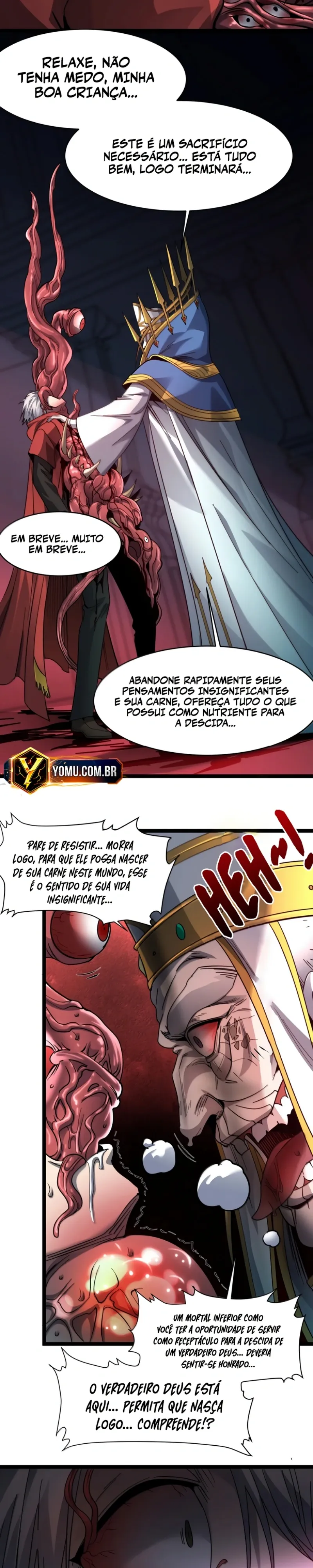 Read Eu Realmente Não Sou o Lacaio do Deus Demônio (PT-BR) PT Manga Online