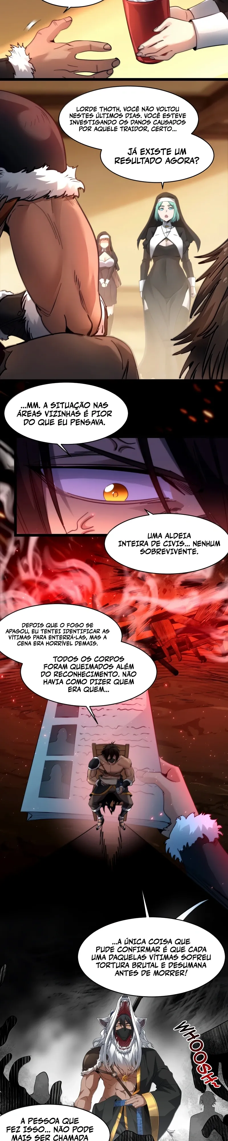 Read Eu Realmente Não Sou o Lacaio do Deus Demônio (PT-BR) PT Manga Online