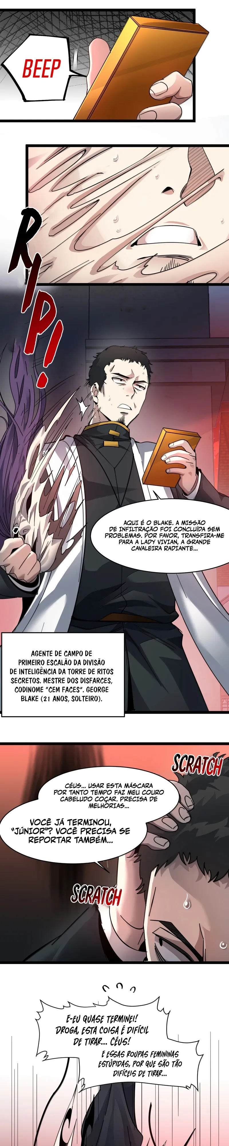 Read Eu Realmente Não Sou o Lacaio do Deus Demônio (PT-BR) PT Manga Online