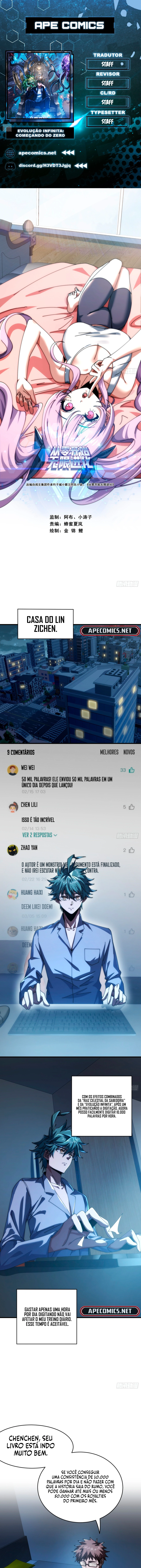 Read Evolução Infinita_ Começando do Zero (PT-BR) PT Manga Online