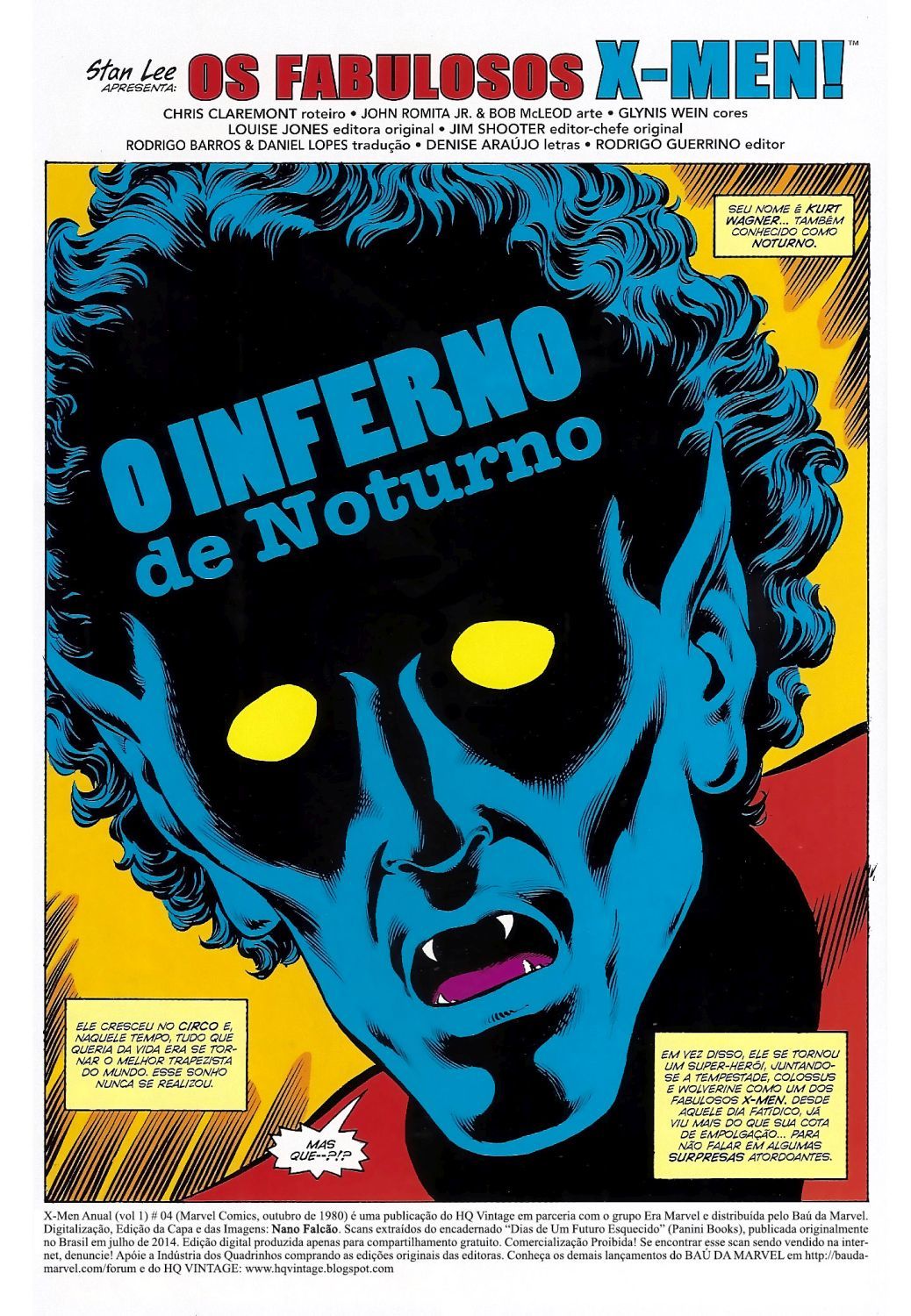 Read Fabulosos X-Men V1 (1963) (PT-BR) PT Manga Online