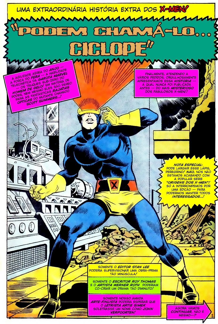 Read Fabulosos X-Men V1 (1963) (PT-BR) PT Manga Online