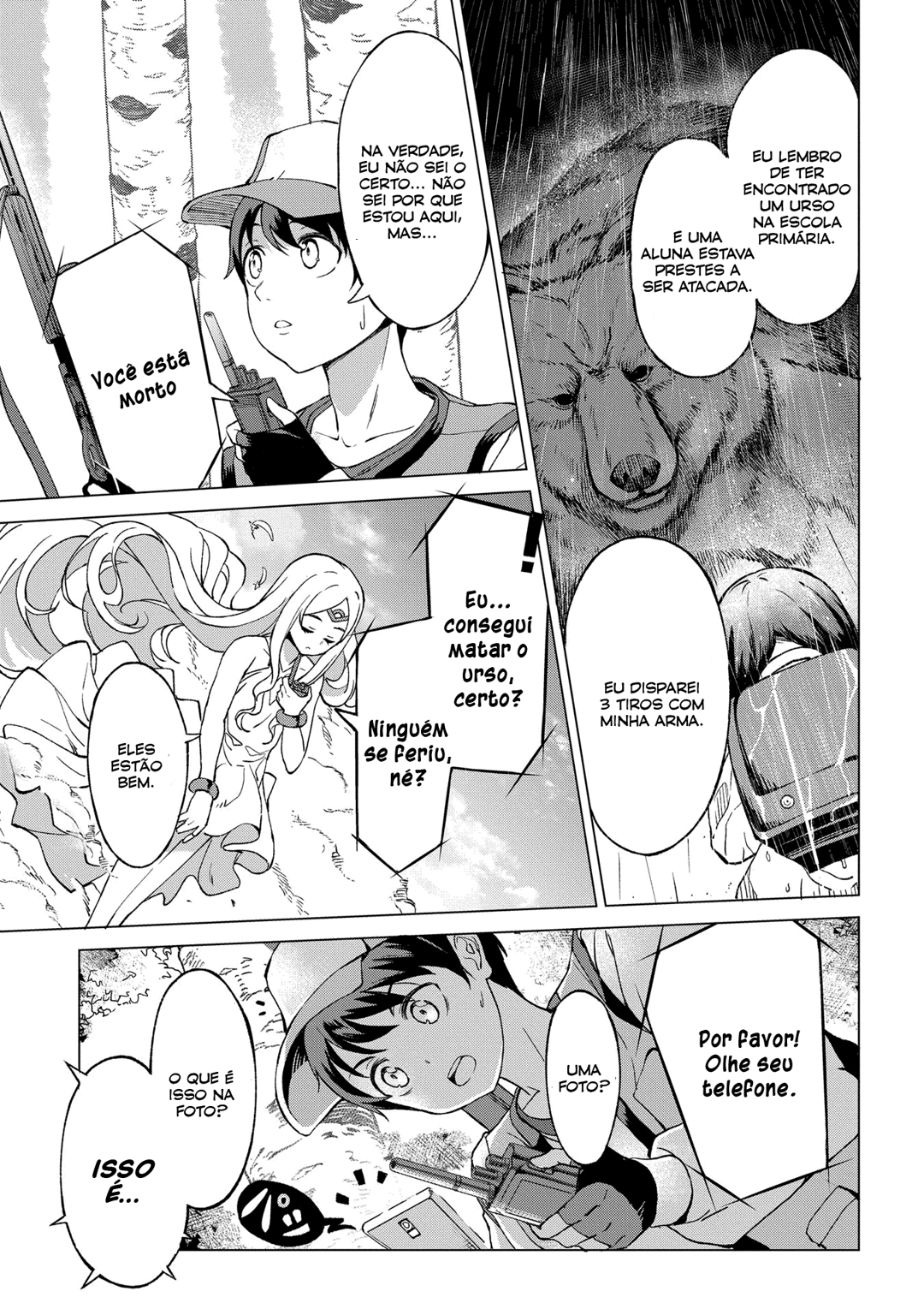 Read Hokkaido no Geneki Hunter ga Isekai ni Hourikoma Rete Mita Elf Yome to Meguru Isekai Shuryou Life (PT-BR) PT Manga Online