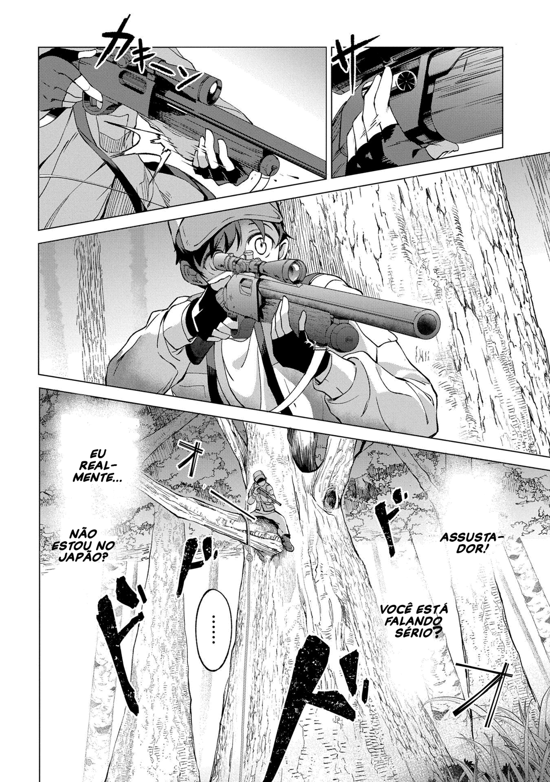 Read Hokkaido no Geneki Hunter ga Isekai ni Hourikoma Rete Mita Elf Yome to Meguru Isekai Shuryou Life (PT-BR) PT Manga Online