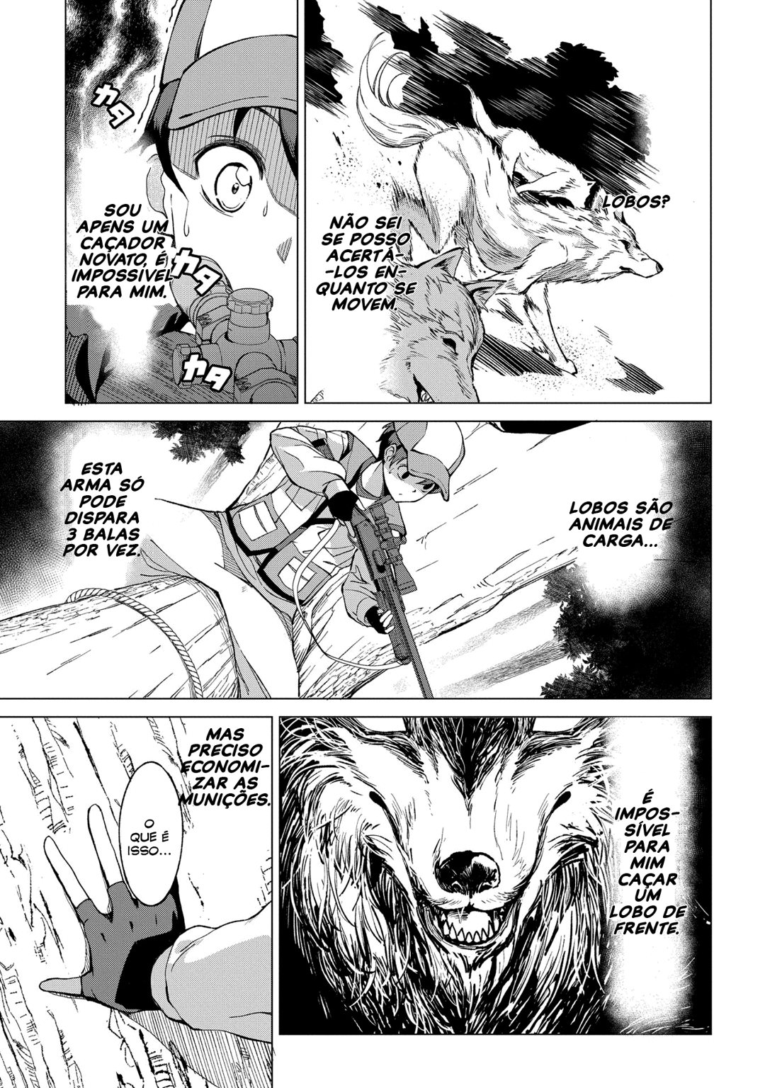 Read Hokkaido no Geneki Hunter ga Isekai ni Hourikoma Rete Mita Elf Yome to Meguru Isekai Shuryou Life (PT-BR) PT Manga Online