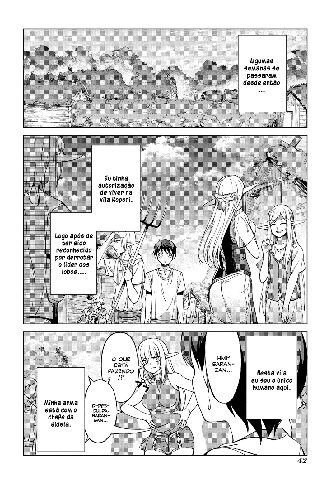 Read Hokkaido no Geneki Hunter ga Isekai ni Hourikoma Rete Mita Elf Yome to Meguru Isekai Shuryou Life (PT-BR) PT Manga Online
