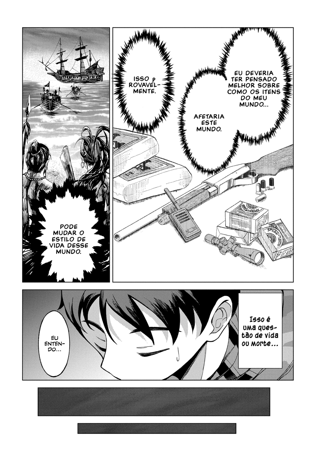 Read Hokkaido no Geneki Hunter ga Isekai ni Hourikoma Rete Mita Elf Yome to Meguru Isekai Shuryou Life (PT-BR) PT Manga Online