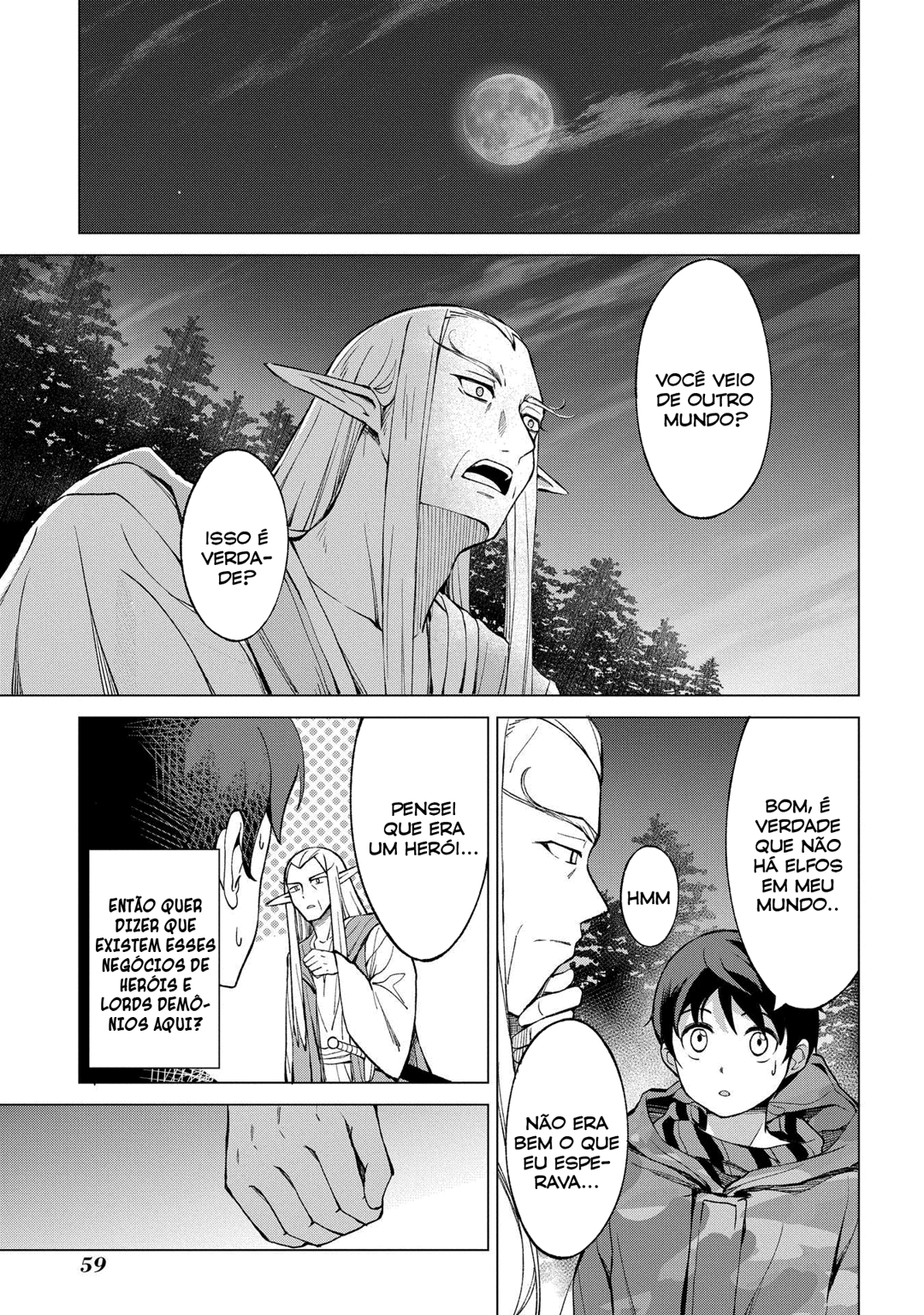 Read Hokkaido no Geneki Hunter ga Isekai ni Hourikoma Rete Mita Elf Yome to Meguru Isekai Shuryou Life (PT-BR) PT Manga Online