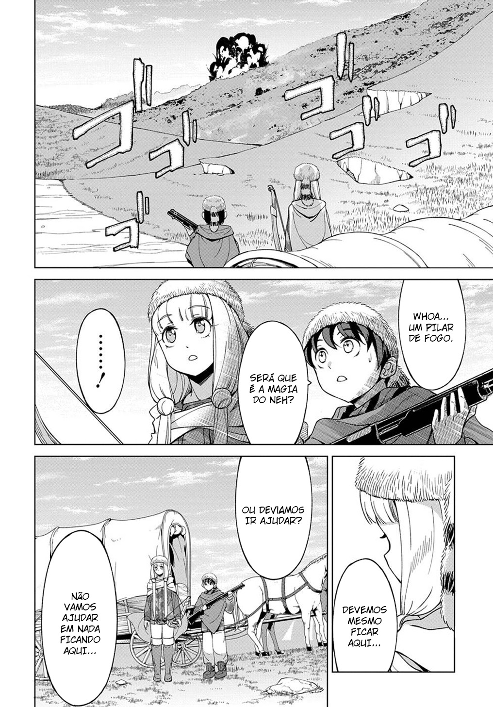 Read Hokkaido no Geneki Hunter ga Isekai ni Hourikoma Rete Mita Elf Yome to Meguru Isekai Shuryou Life (PT-BR) PT Manga Online