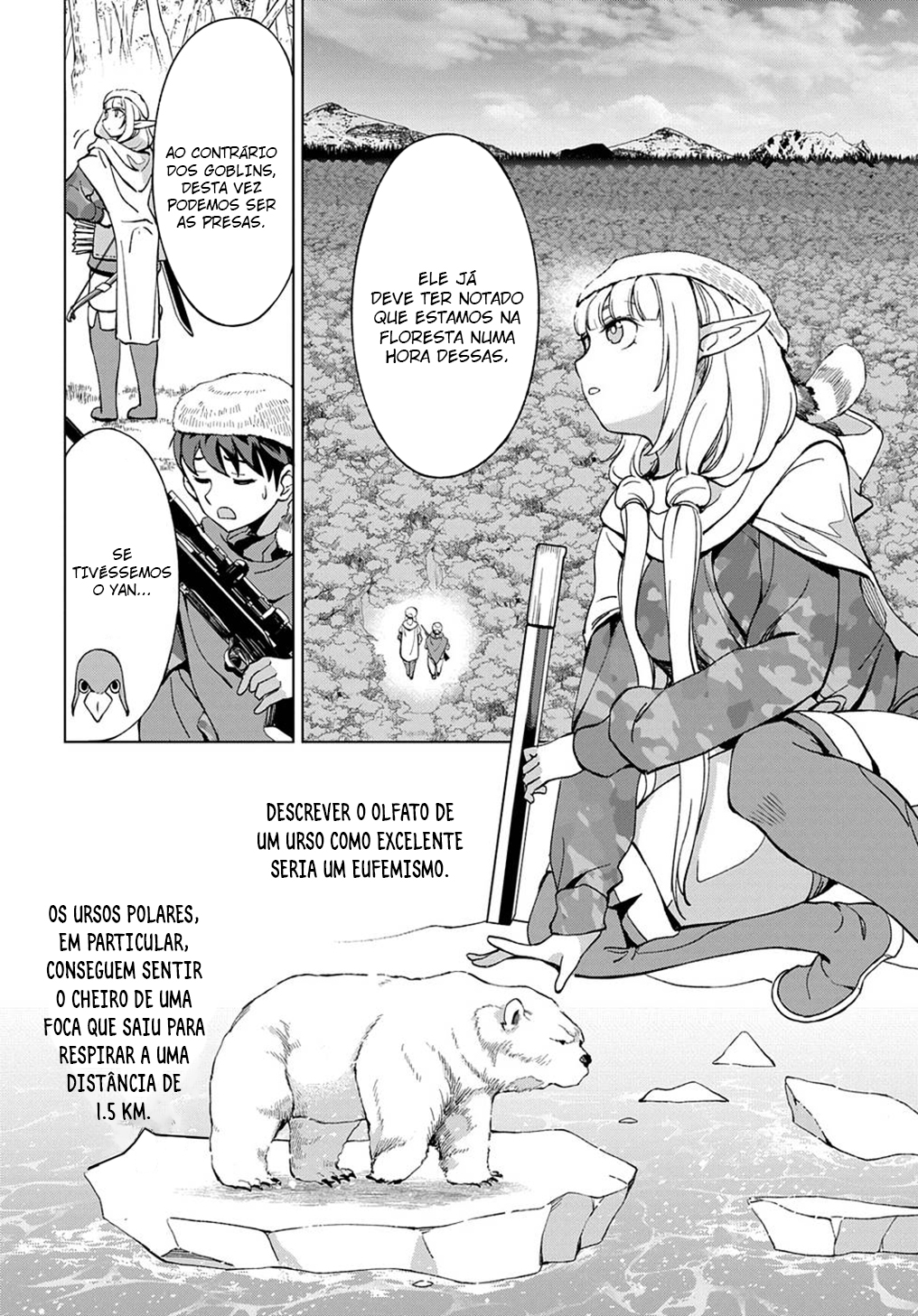 Read Hokkaido no Geneki Hunter ga Isekai ni Hourikoma Rete Mita Elf Yome to Meguru Isekai Shuryou Life (PT-BR) PT Manga Online