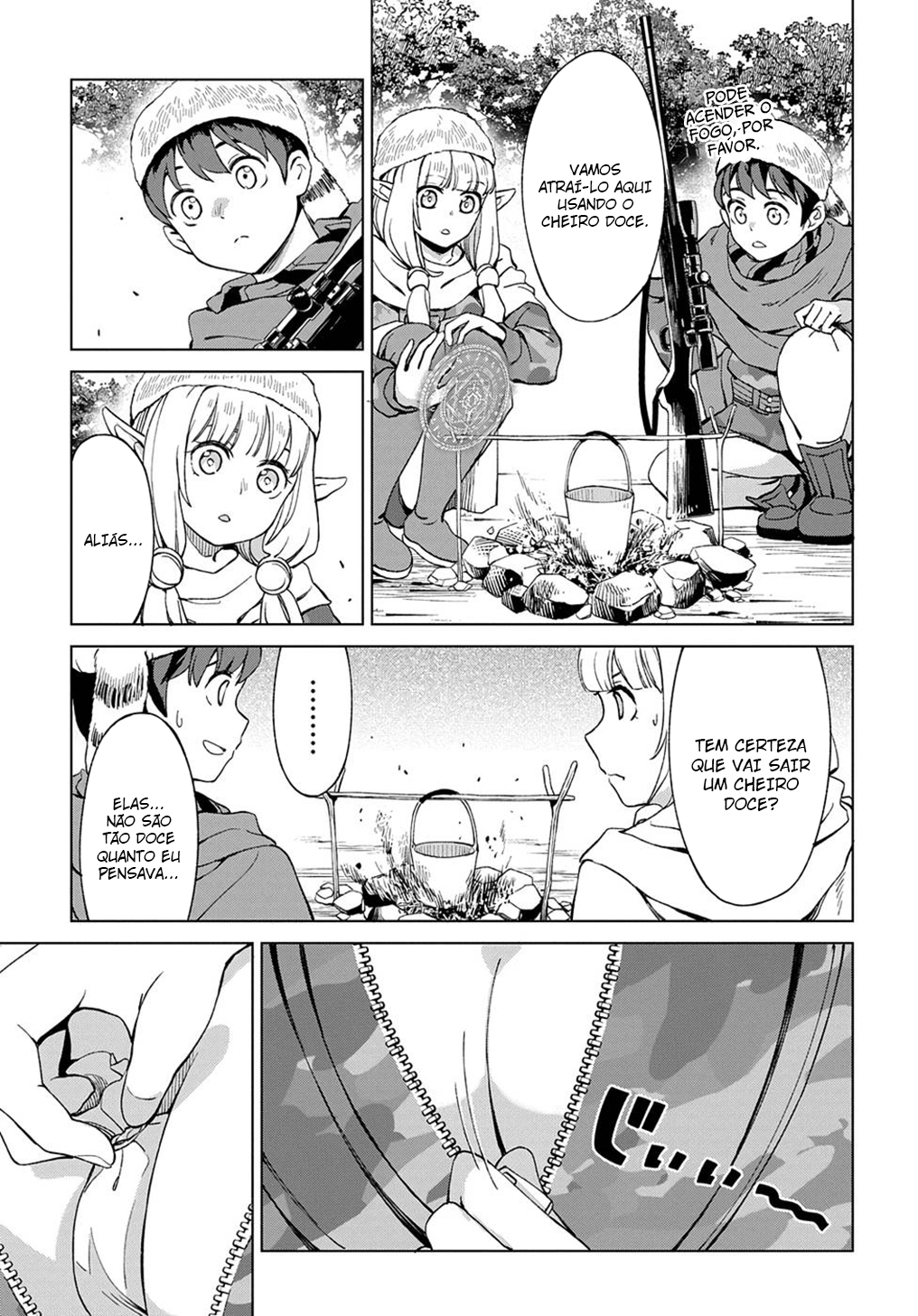Read Hokkaido no Geneki Hunter ga Isekai ni Hourikoma Rete Mita Elf Yome to Meguru Isekai Shuryou Life (PT-BR) PT Manga Online