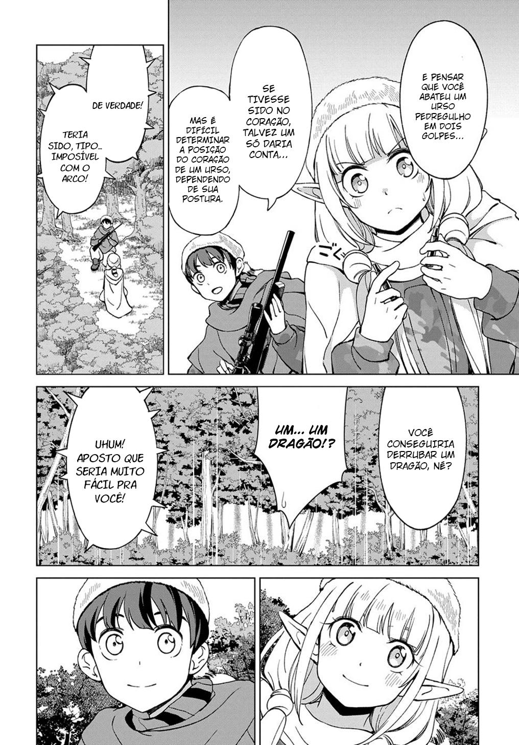 Read Hokkaido no Geneki Hunter ga Isekai ni Hourikoma Rete Mita Elf Yome to Meguru Isekai Shuryou Life (PT-BR) PT Manga Online