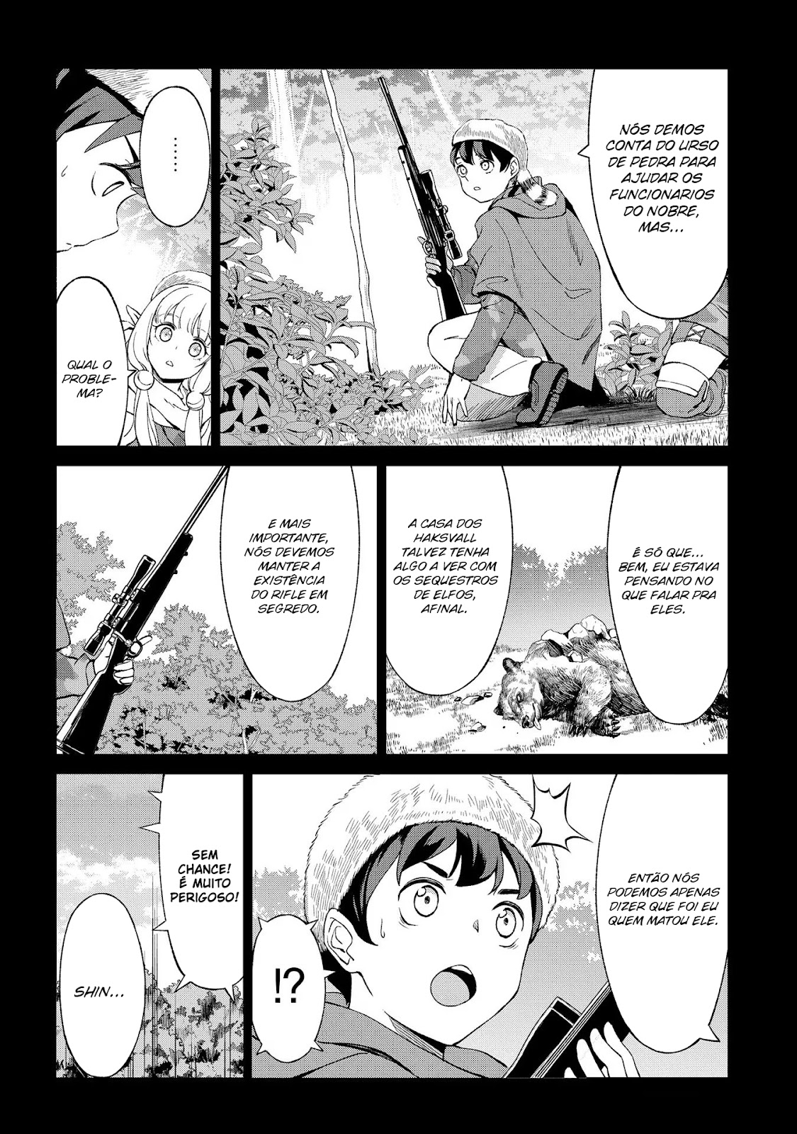 Read Hokkaido no Geneki Hunter ga Isekai ni Hourikoma Rete Mita Elf Yome to Meguru Isekai Shuryou Life (PT-BR) PT Manga Online