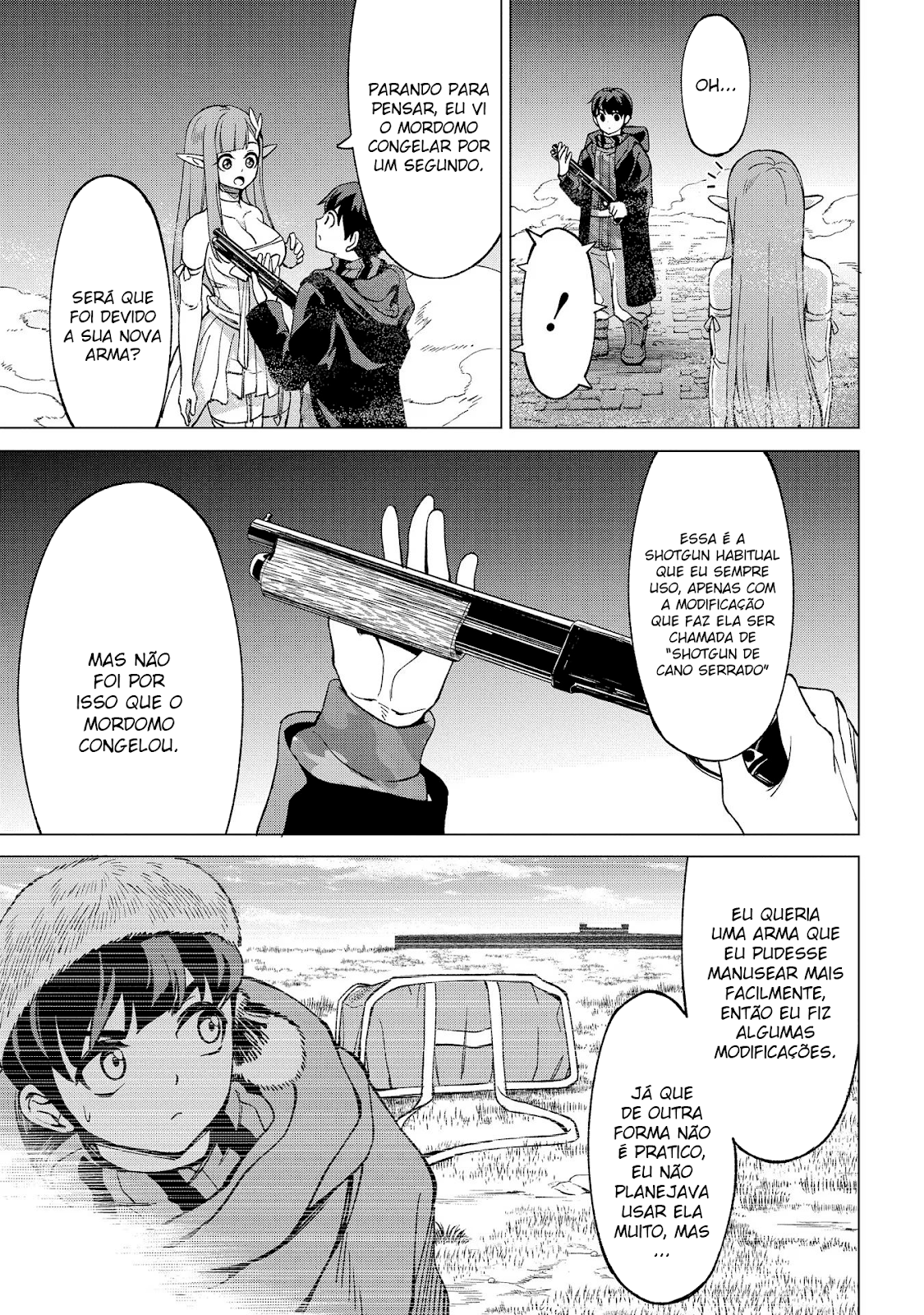 Read Hokkaido no Geneki Hunter ga Isekai ni Hourikoma Rete Mita Elf Yome to Meguru Isekai Shuryou Life (PT-BR) PT Manga Online