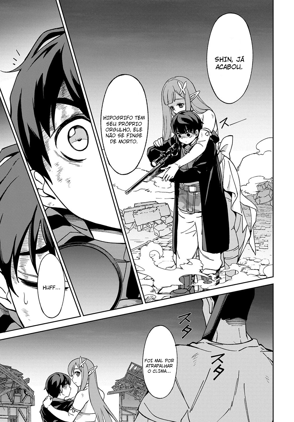 Read Hokkaido no Geneki Hunter ga Isekai ni Hourikoma Rete Mita Elf Yome to Meguru Isekai Shuryou Life (PT-BR) PT Manga Online