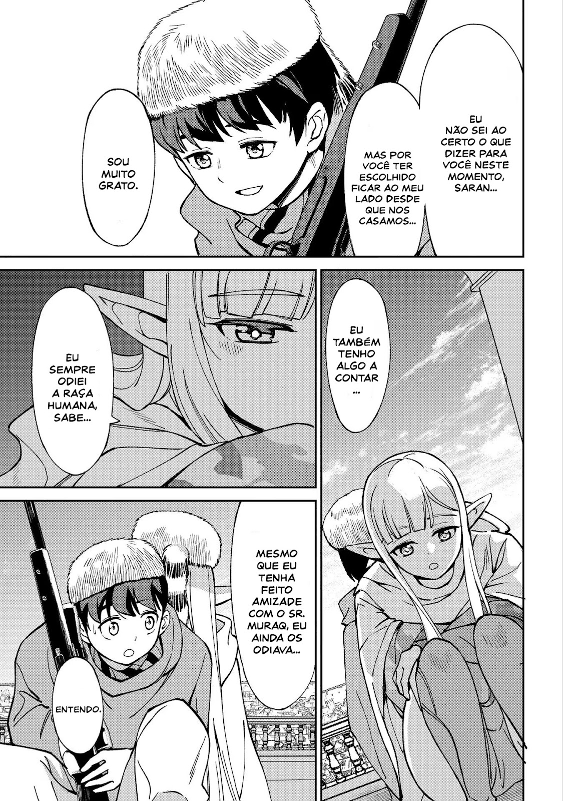 Read Hokkaido no Geneki Hunter ga Isekai ni Hourikoma Rete Mita Elf Yome to Meguru Isekai Shuryou Life (PT-BR) PT Manga Online