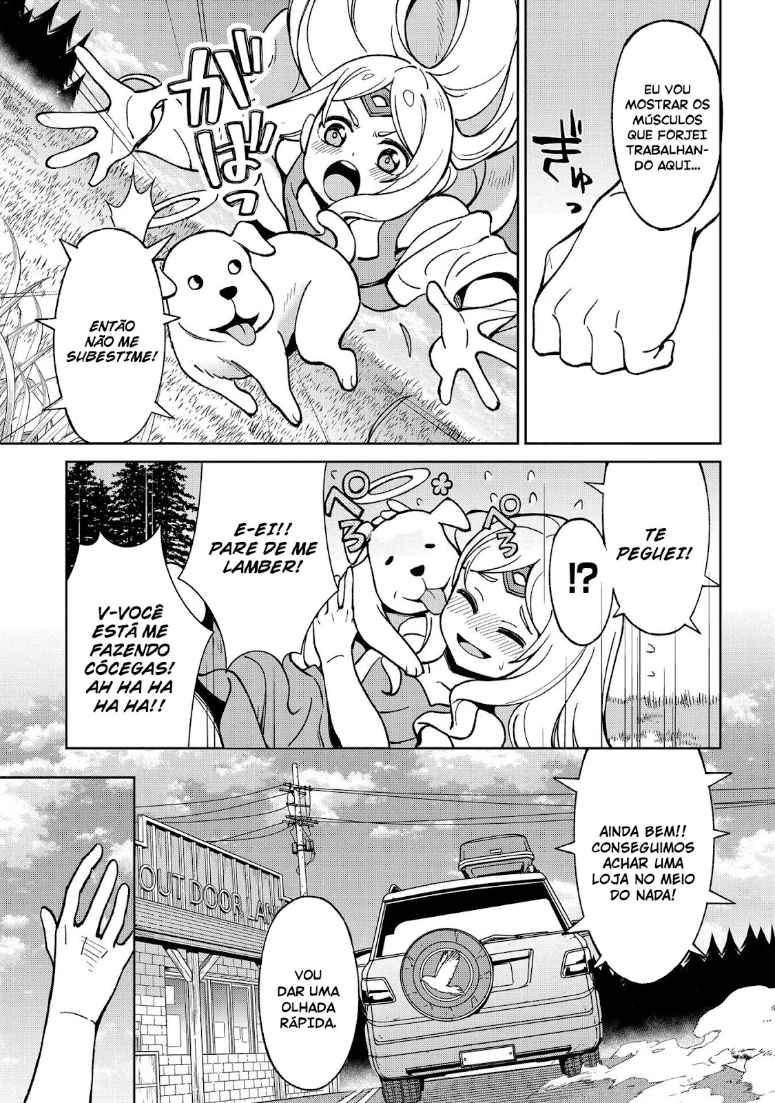 Read Hokkaido no Geneki Hunter ga Isekai ni Hourikoma Rete Mita Elf Yome to Meguru Isekai Shuryou Life (PT-BR) PT Manga Online