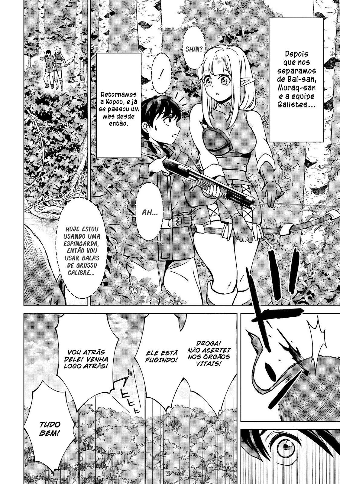 Read Hokkaido no Geneki Hunter ga Isekai ni Hourikoma Rete Mita Elf Yome to Meguru Isekai Shuryou Life (PT-BR) PT Manga Online