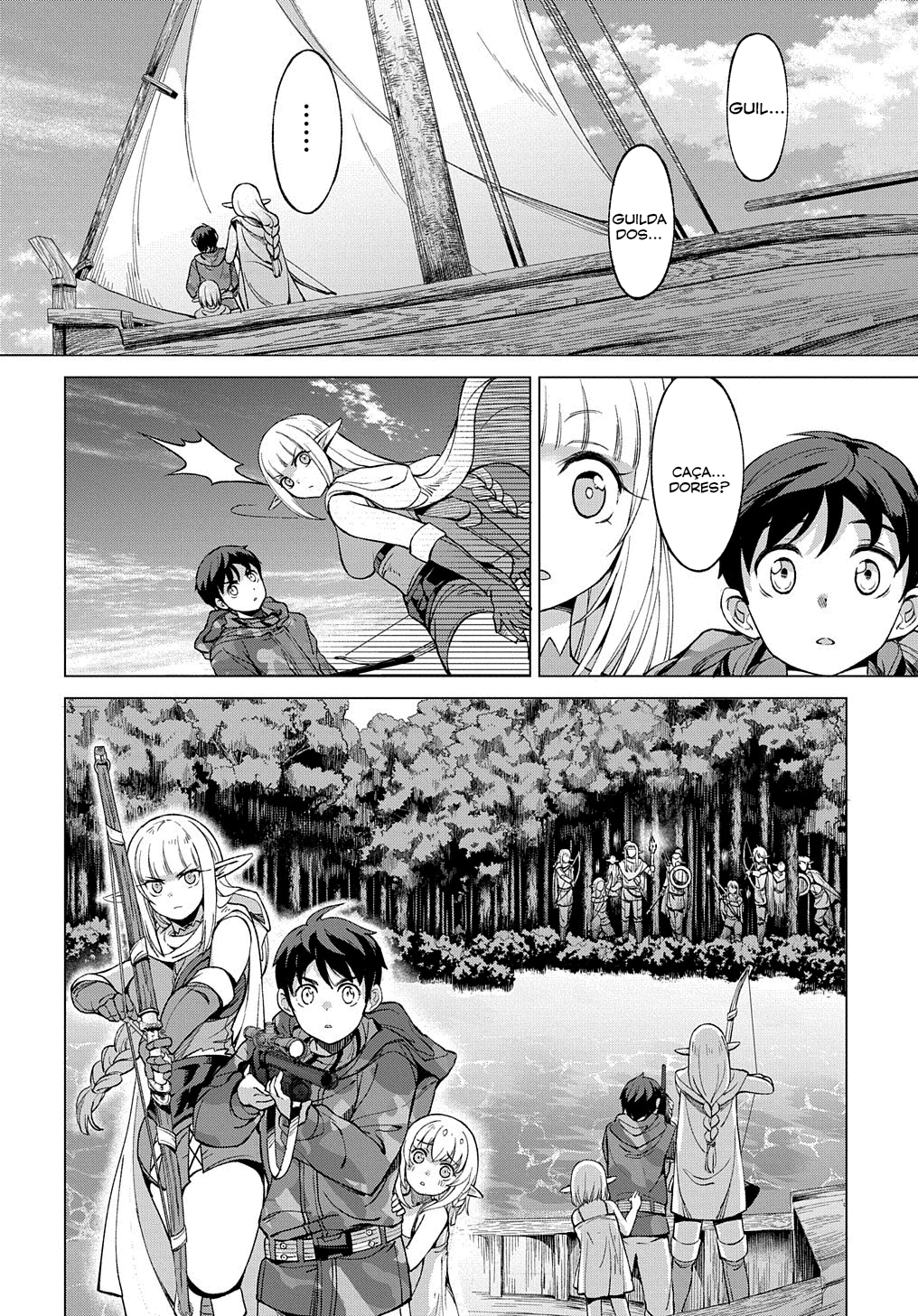 Read Hokkaido no Geneki Hunter ga Isekai ni Hourikoma Rete Mita Elf Yome to Meguru Isekai Shuryou Life (PT-BR) PT Manga Online