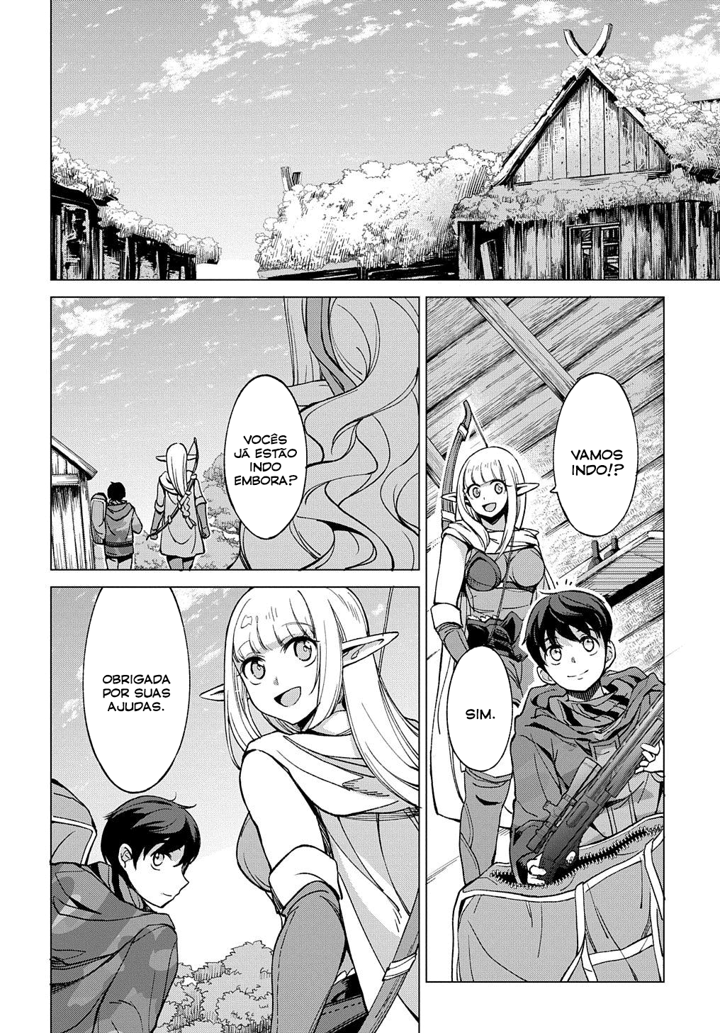 Read Hokkaido no Geneki Hunter ga Isekai ni Hourikoma Rete Mita Elf Yome to Meguru Isekai Shuryou Life (PT-BR) PT Manga Online
