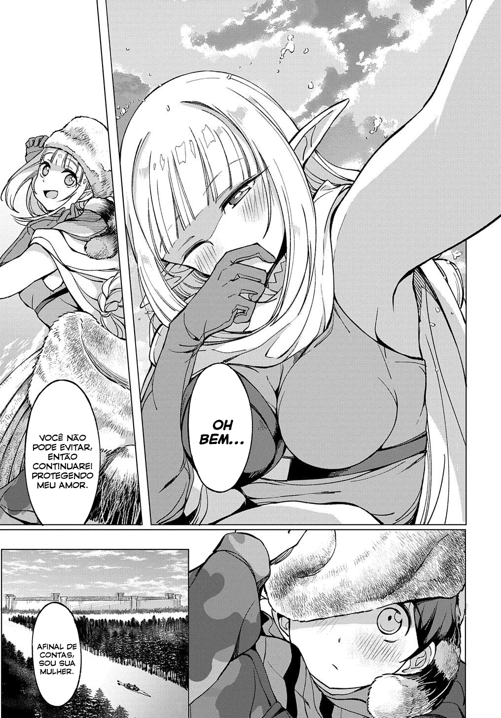 Read Hokkaido no Geneki Hunter ga Isekai ni Hourikoma Rete Mita Elf Yome to Meguru Isekai Shuryou Life (PT-BR) PT Manga Online
