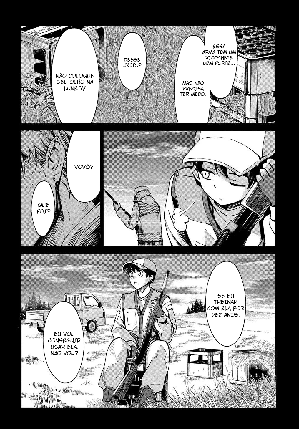 Read Hokkaido no Geneki Hunter ga Isekai ni Hourikoma Rete Mita Elf Yome to Meguru Isekai Shuryou Life (PT-BR) PT Manga Online