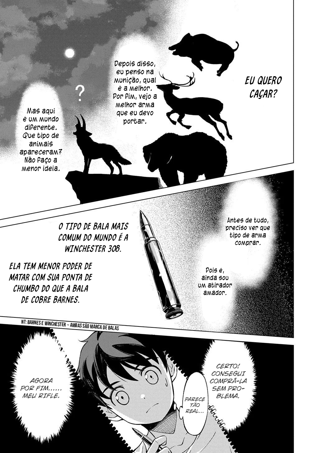 Read Hokkaido no Geneki Hunter ga Isekai ni Hourikoma Rete Mita Elf Yome to Meguru Isekai Shuryou Life (PT-BR) PT Manga Online