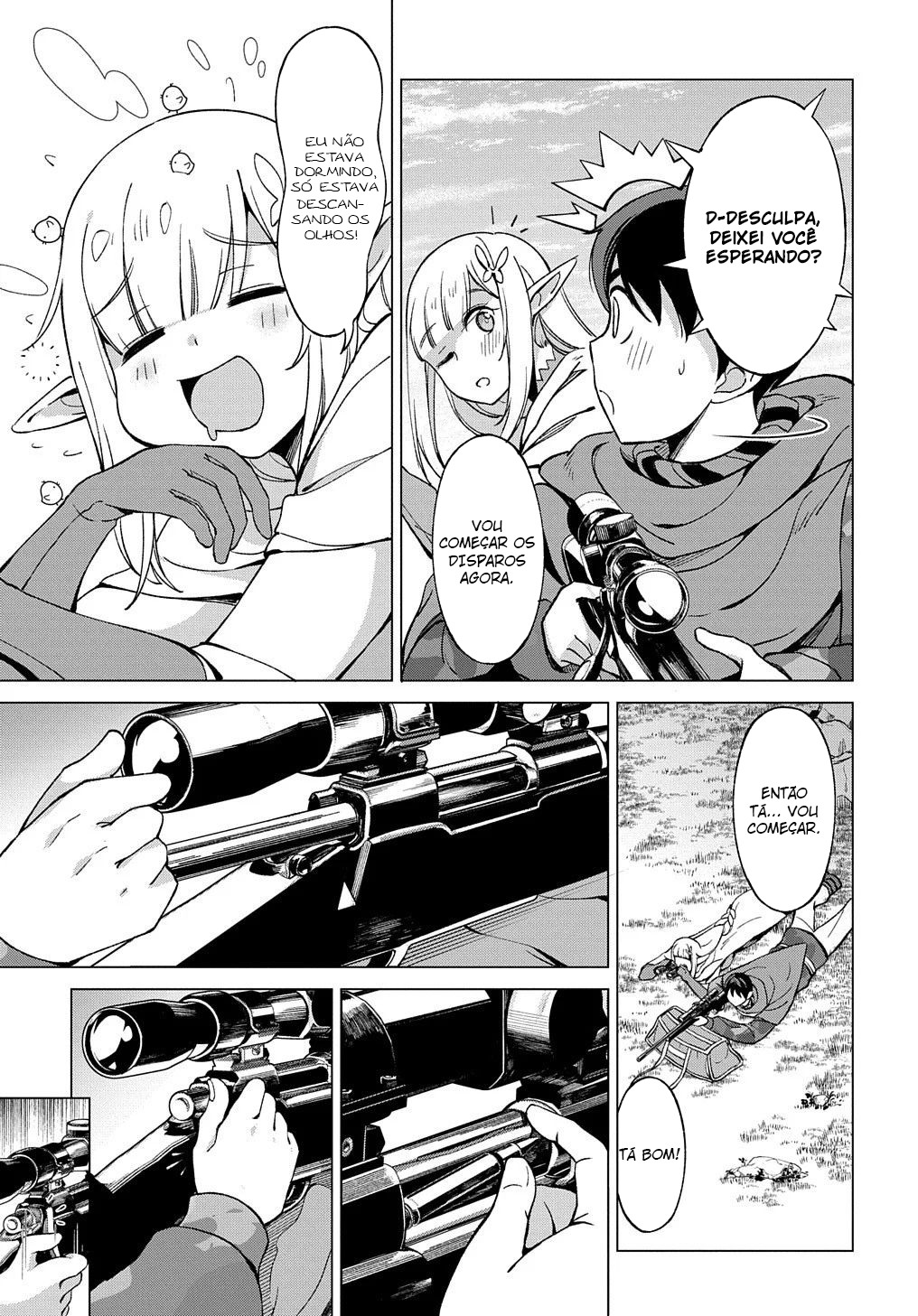Read Hokkaido no Geneki Hunter ga Isekai ni Hourikoma Rete Mita Elf Yome to Meguru Isekai Shuryou Life (PT-BR) PT Manga Online
