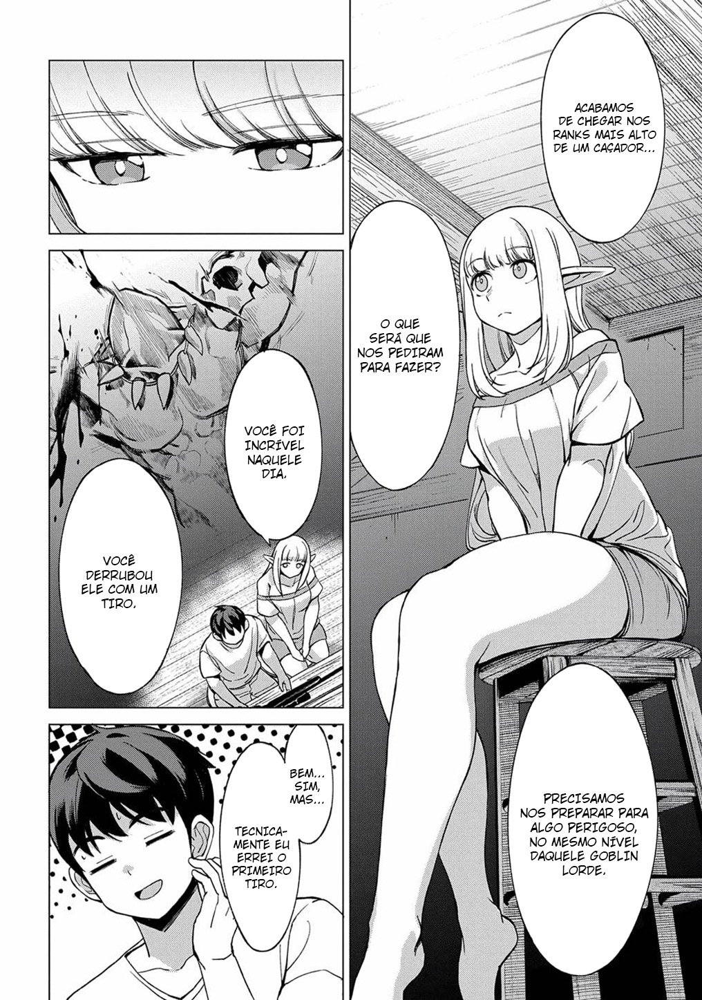 Read Hokkaido no Geneki Hunter ga Isekai ni Hourikoma Rete Mita Elf Yome to Meguru Isekai Shuryou Life (PT-BR) PT Manga Online