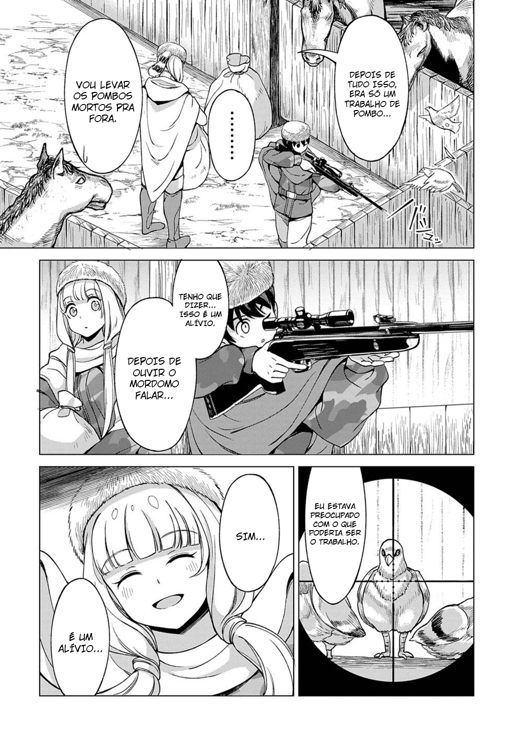 Read Hokkaido no Geneki Hunter ga Isekai ni Hourikoma Rete Mita Elf Yome to Meguru Isekai Shuryou Life (PT-BR) PT Manga Online