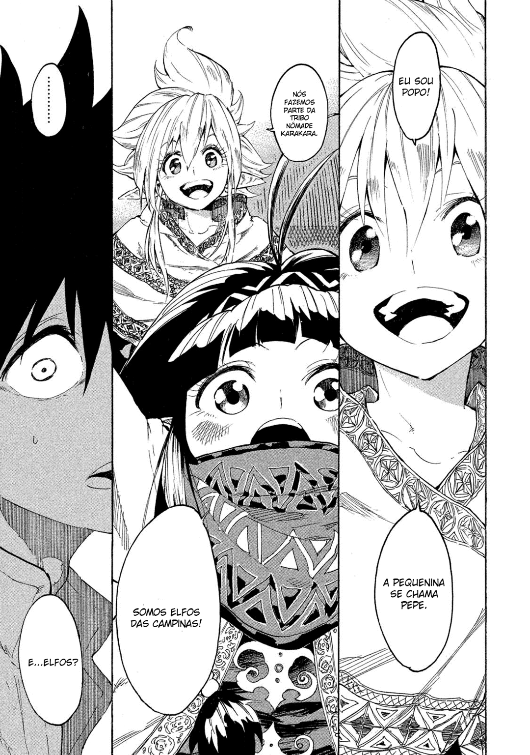 Read Mazumeshi Elf to Yuubokugurashi (PT-BR) PT Manga Online