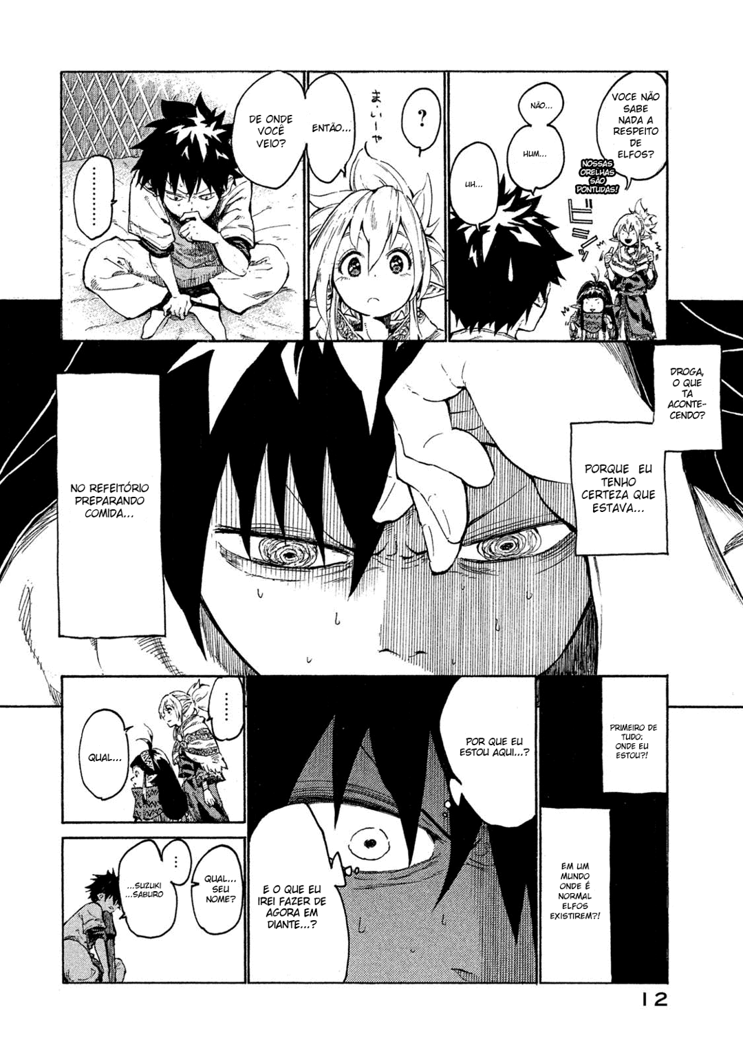Read Mazumeshi Elf to Yuubokugurashi (PT-BR) PT Manga Online