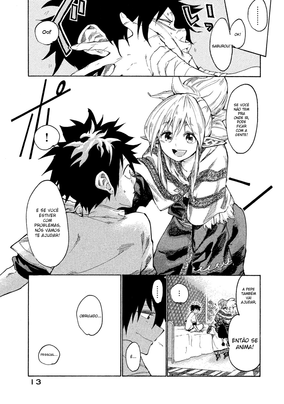 Read Mazumeshi Elf to Yuubokugurashi (PT-BR) PT Manga Online