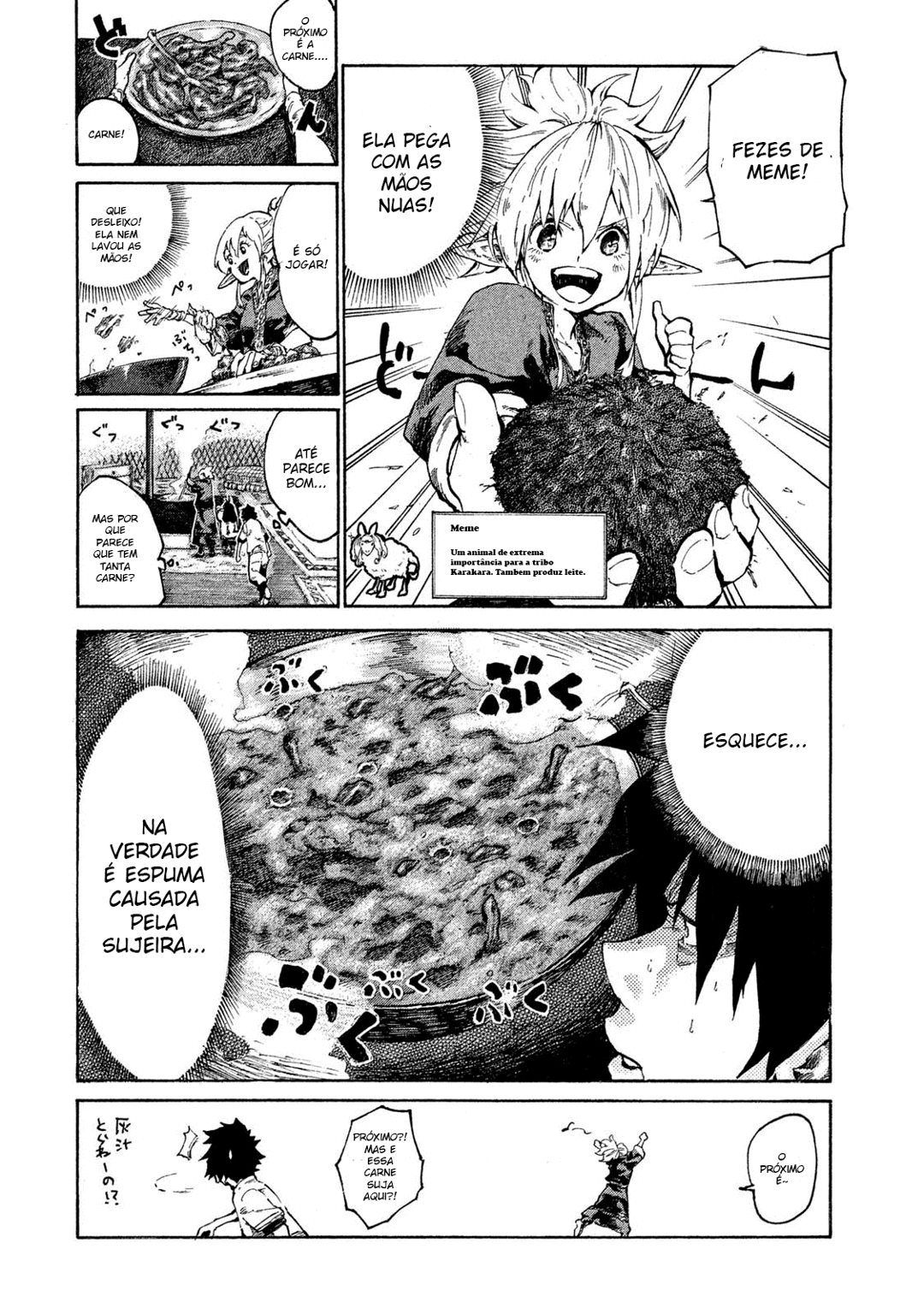 Read Mazumeshi Elf to Yuubokugurashi (PT-BR) PT Manga Online