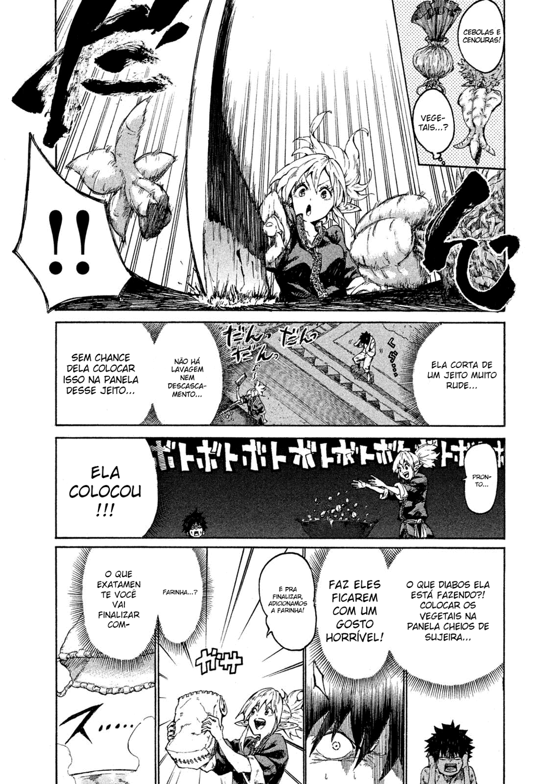 Read Mazumeshi Elf to Yuubokugurashi (PT-BR) PT Manga Online