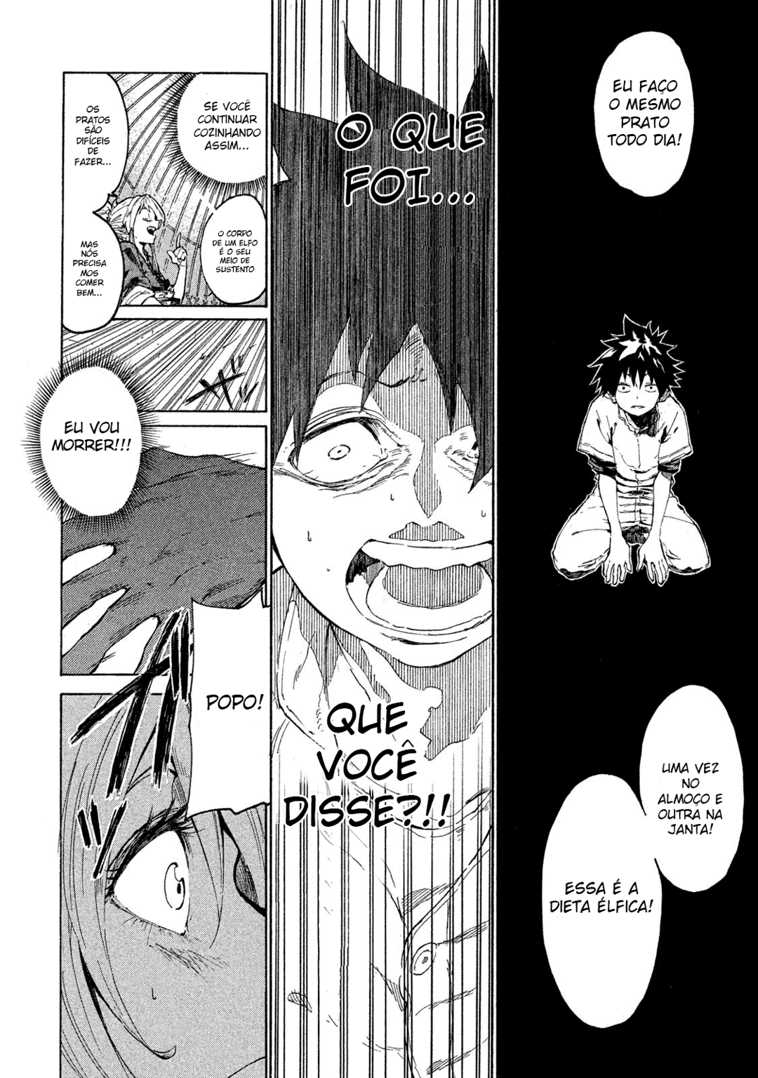 Read Mazumeshi Elf to Yuubokugurashi (PT-BR) PT Manga Online