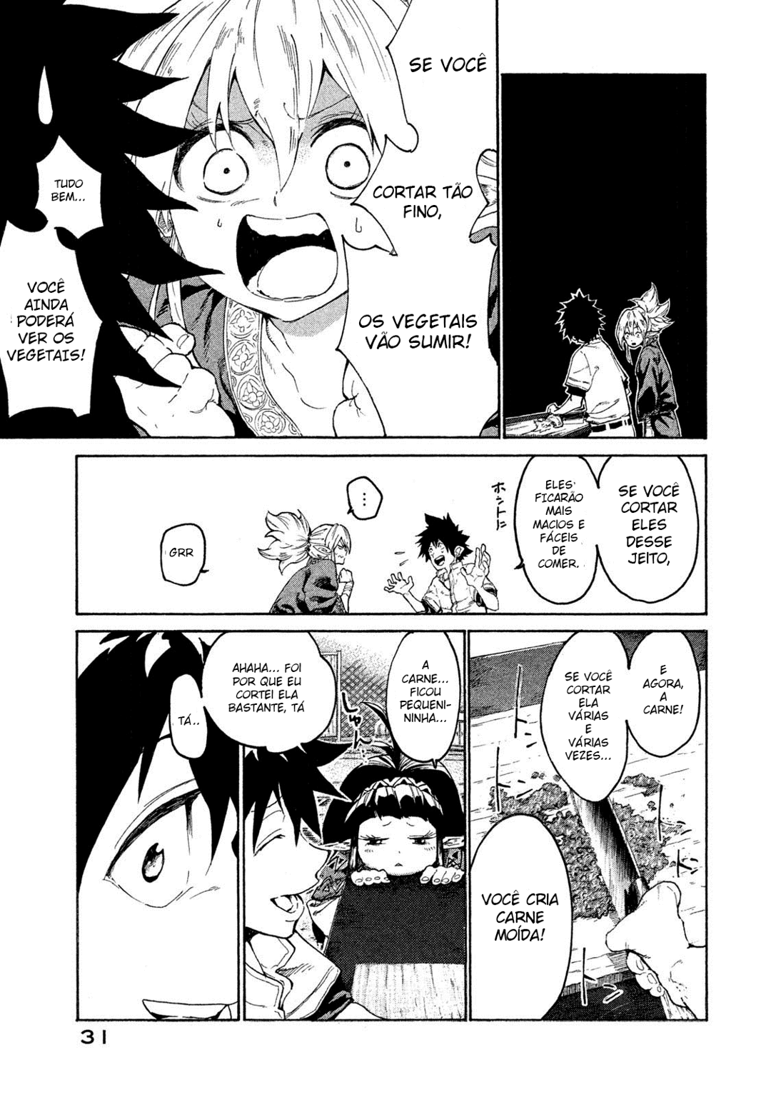 Read Mazumeshi Elf to Yuubokugurashi (PT-BR) PT Manga Online