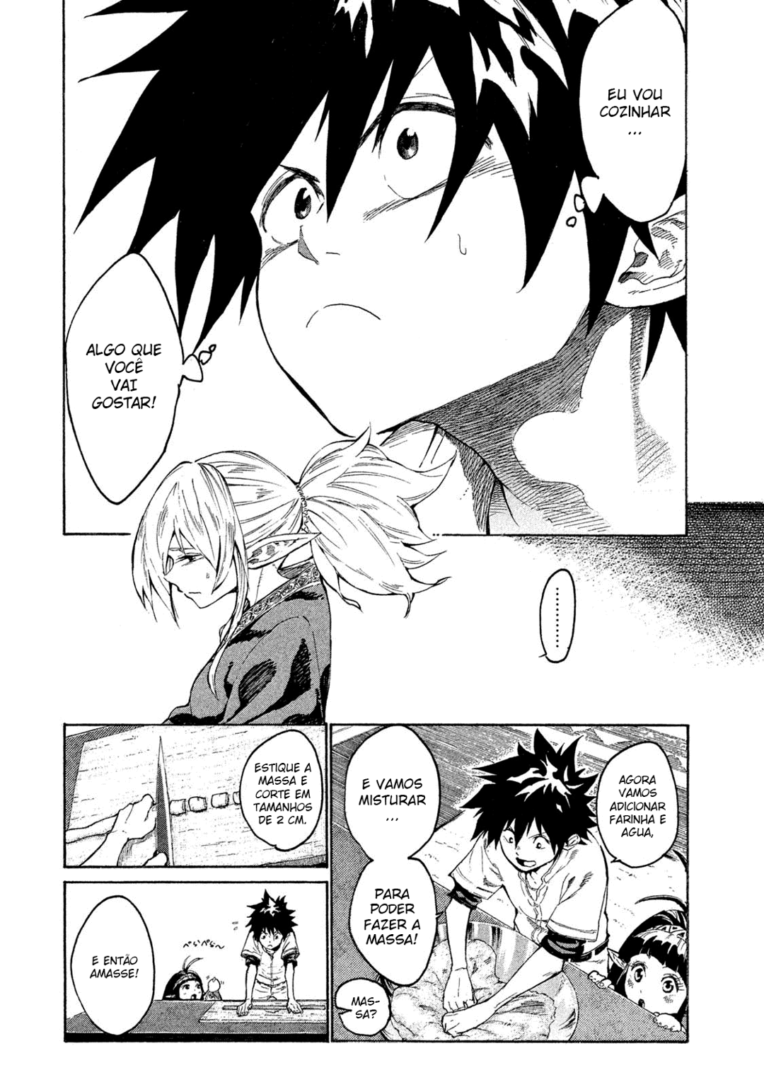 Read Mazumeshi Elf to Yuubokugurashi (PT-BR) PT Manga Online