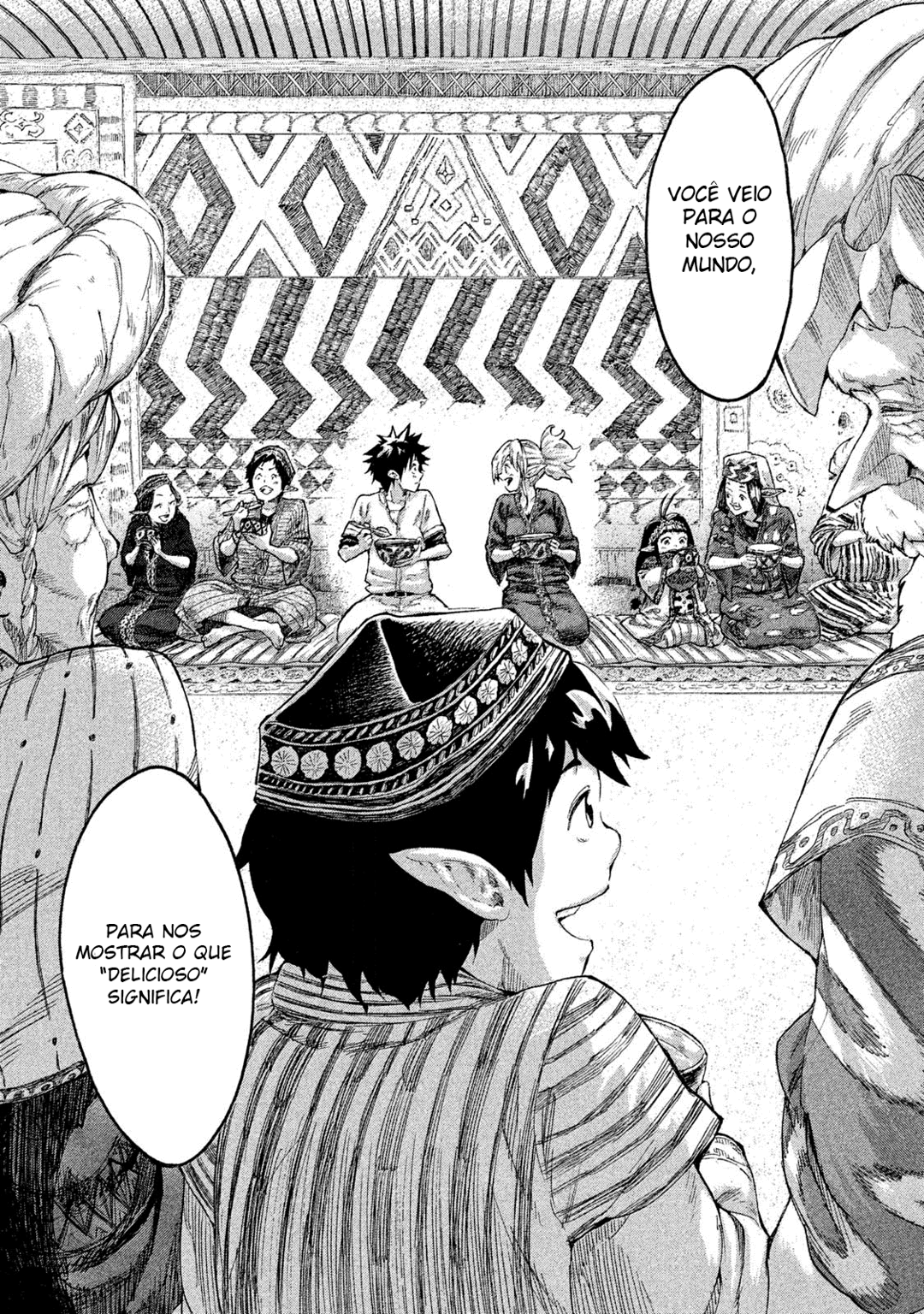 Read Mazumeshi Elf to Yuubokugurashi (PT-BR) PT Manga Online