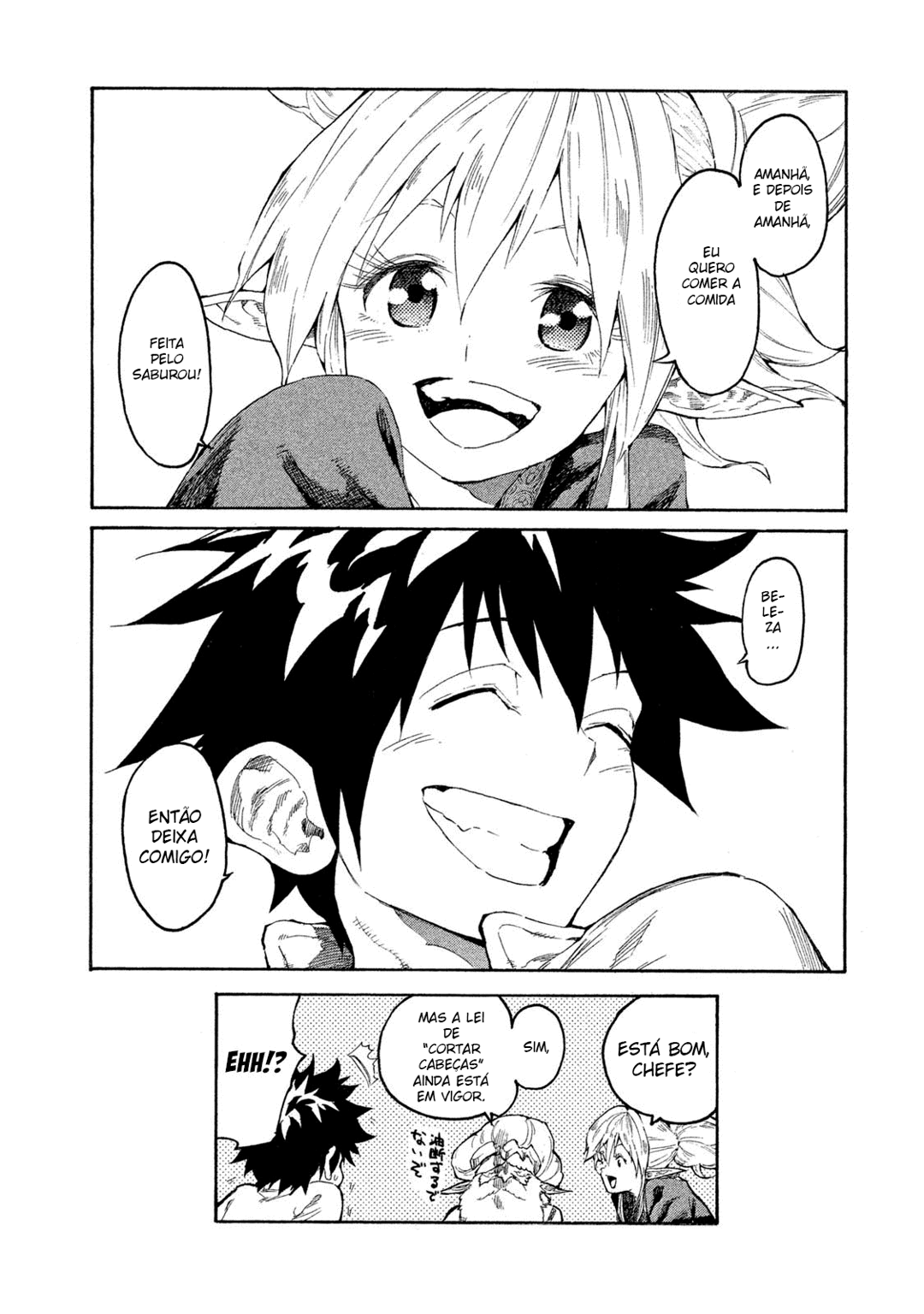 Read Mazumeshi Elf to Yuubokugurashi (PT-BR) PT Manga Online