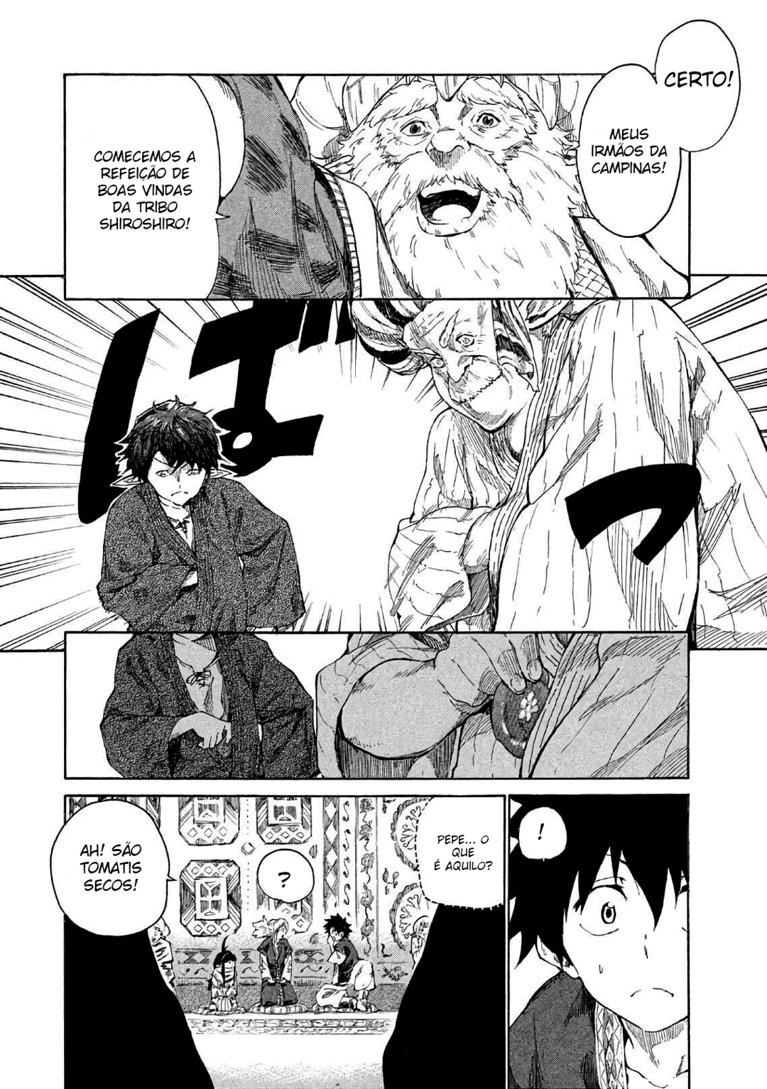 Read Mazumeshi Elf to Yuubokugurashi (PT-BR) PT Manga Online