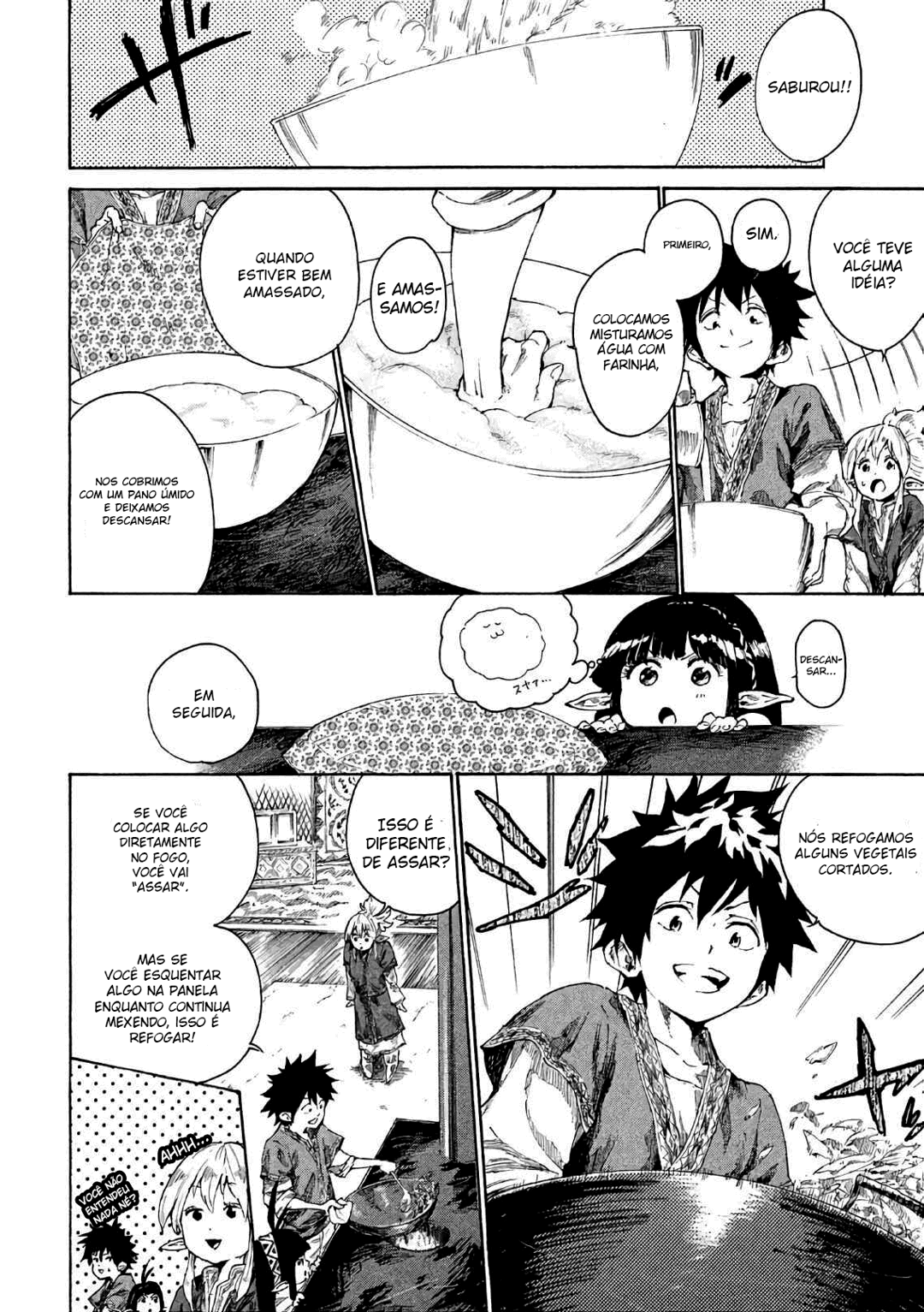 Read Mazumeshi Elf to Yuubokugurashi (PT-BR) PT Manga Online