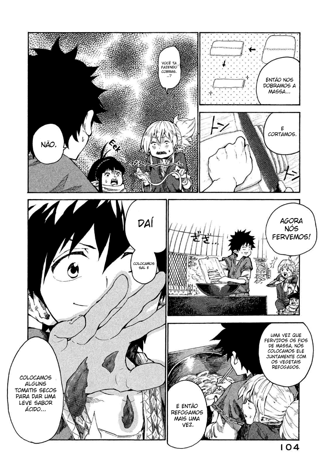 Read Mazumeshi Elf to Yuubokugurashi (PT-BR) PT Manga Online