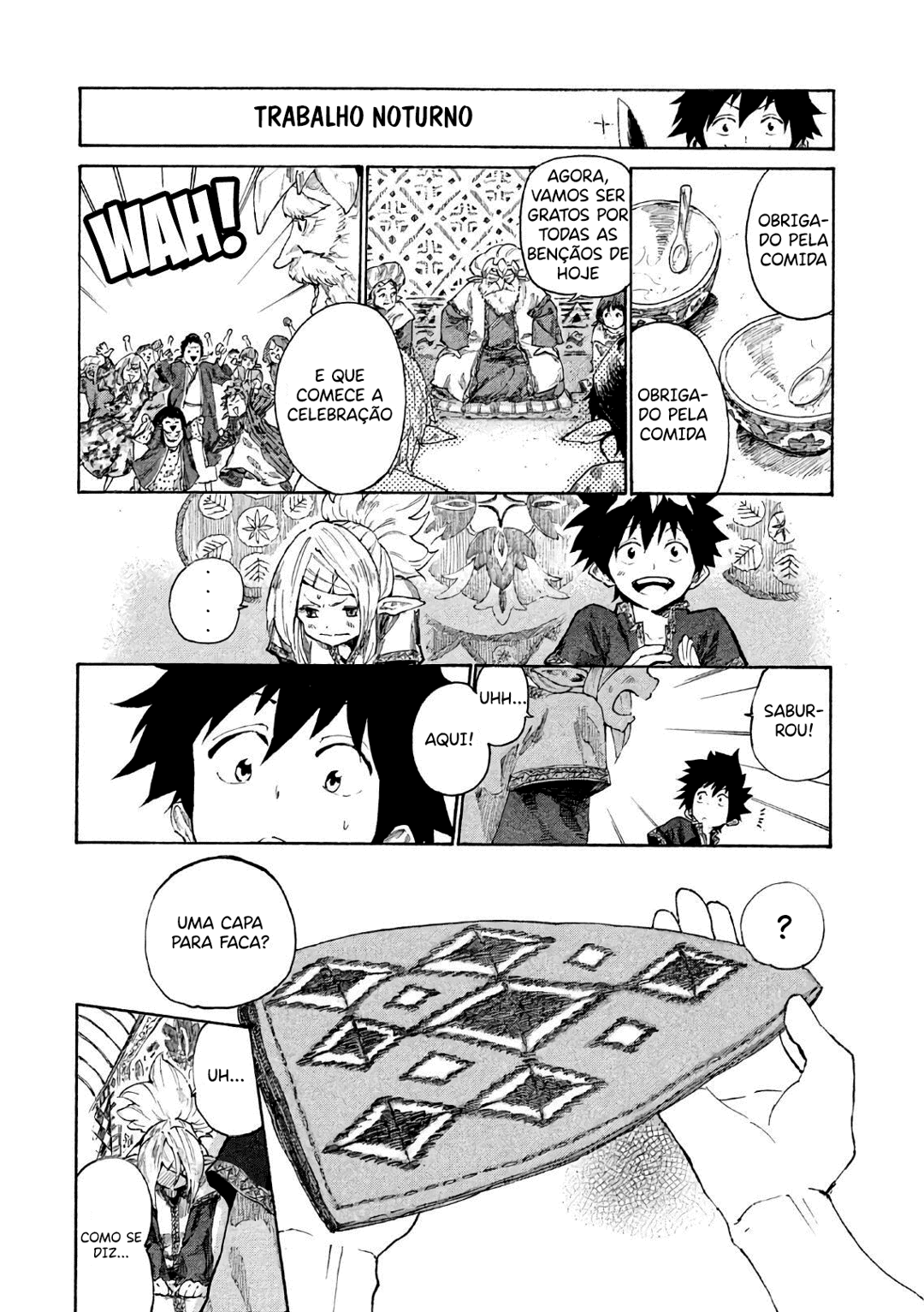 Read Mazumeshi Elf to Yuubokugurashi (PT-BR) PT Manga Online