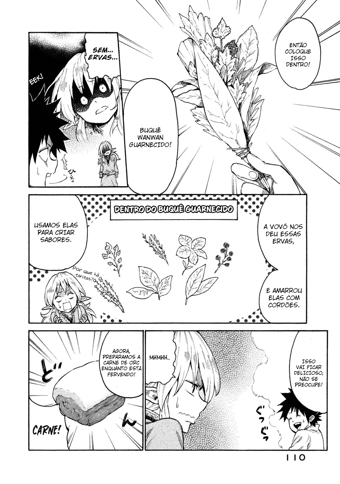 Read Mazumeshi Elf to Yuubokugurashi (PT-BR) PT Manga Online