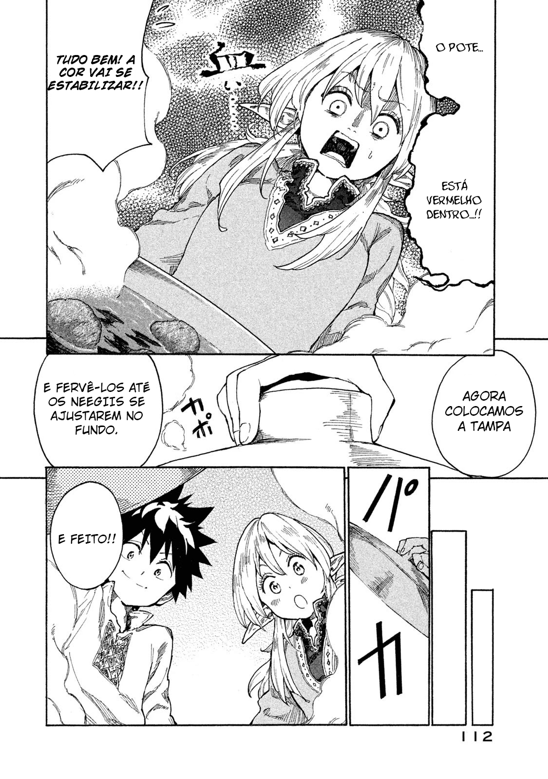 Read Mazumeshi Elf to Yuubokugurashi (PT-BR) PT Manga Online