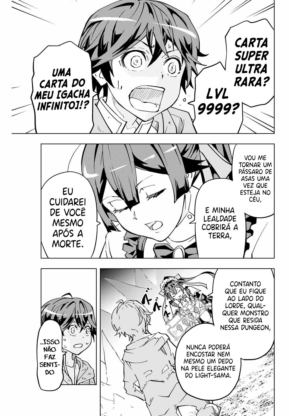 Read Meu Presente de Nível 9999 de Gacha Ilimitado (PT-BR) PT Manga Online